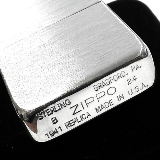 ZIPPO ライター 純銀 1941 復刻 レプリカ スターリングシルバー